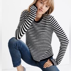 Madewell striped crew neck sweater size XL
